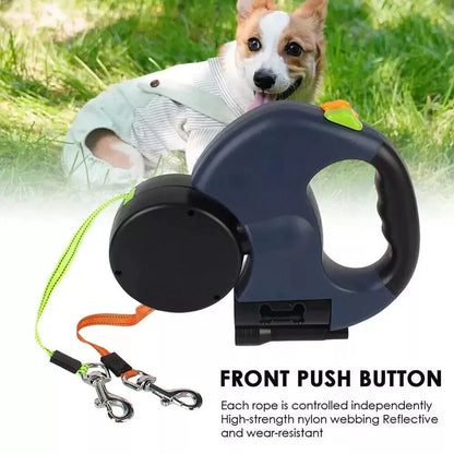 Dual Retractable Pet Leash
