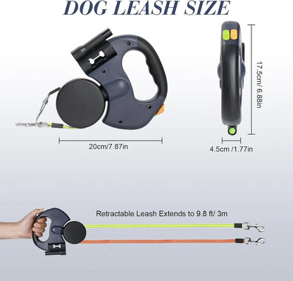 Dual Retractable Pet Leash