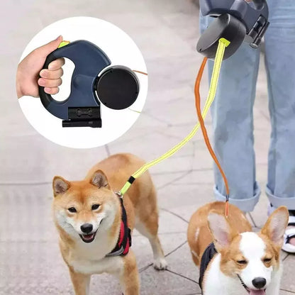 Dual Retractable Pet Leash